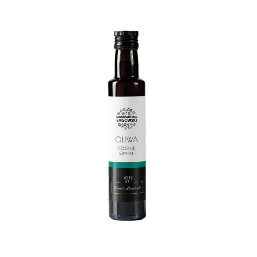 Oliwa czosnek szpinak - Manufaktura Łagowski - 250 ml
