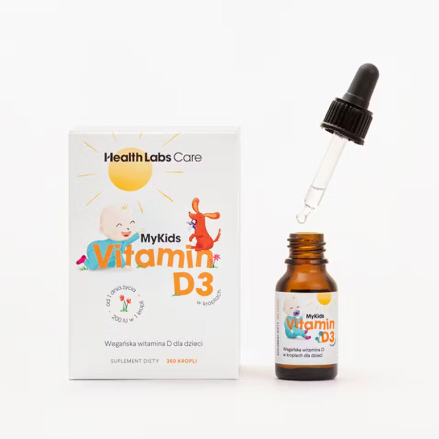 MyKids Vitamin D3 - witamina D3 dla dzieci - Health Labs Care - 180 porcji