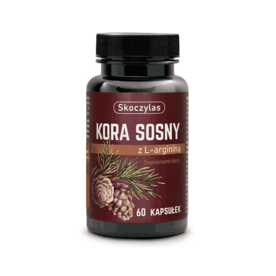 Kora sosny z l-argininą - Skoczylas - 60 kapsułek