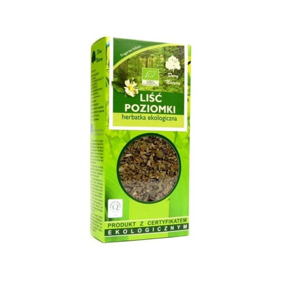 Liść poziomki EKO - Dary Natury - 25g