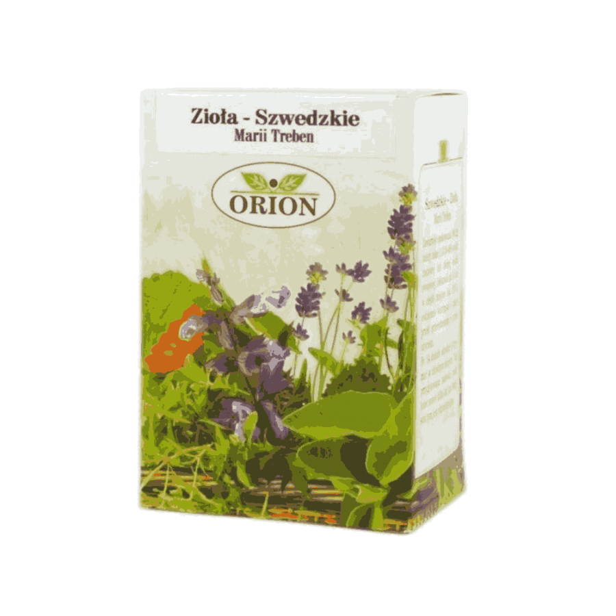 Zioła Szwedzkie z aloesem Marii Treben - do zalania alkoholem - Orion - 90,2 g