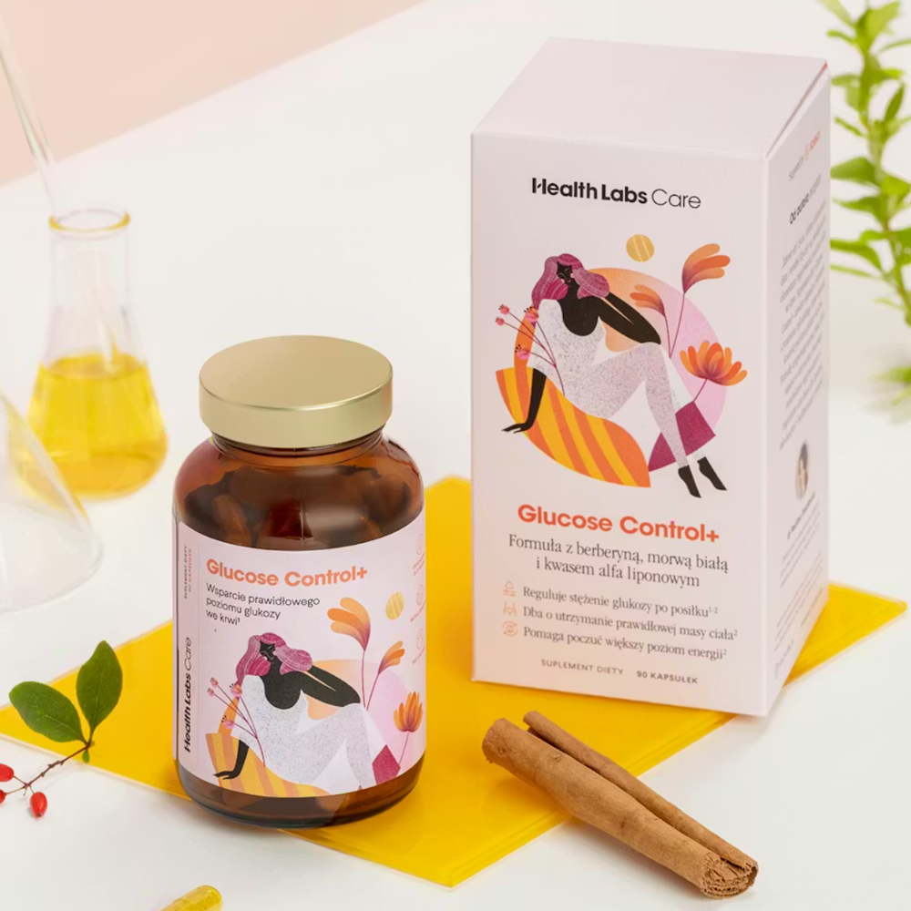 Glucose Control+ Health Labs Care - 90 kapsułek
