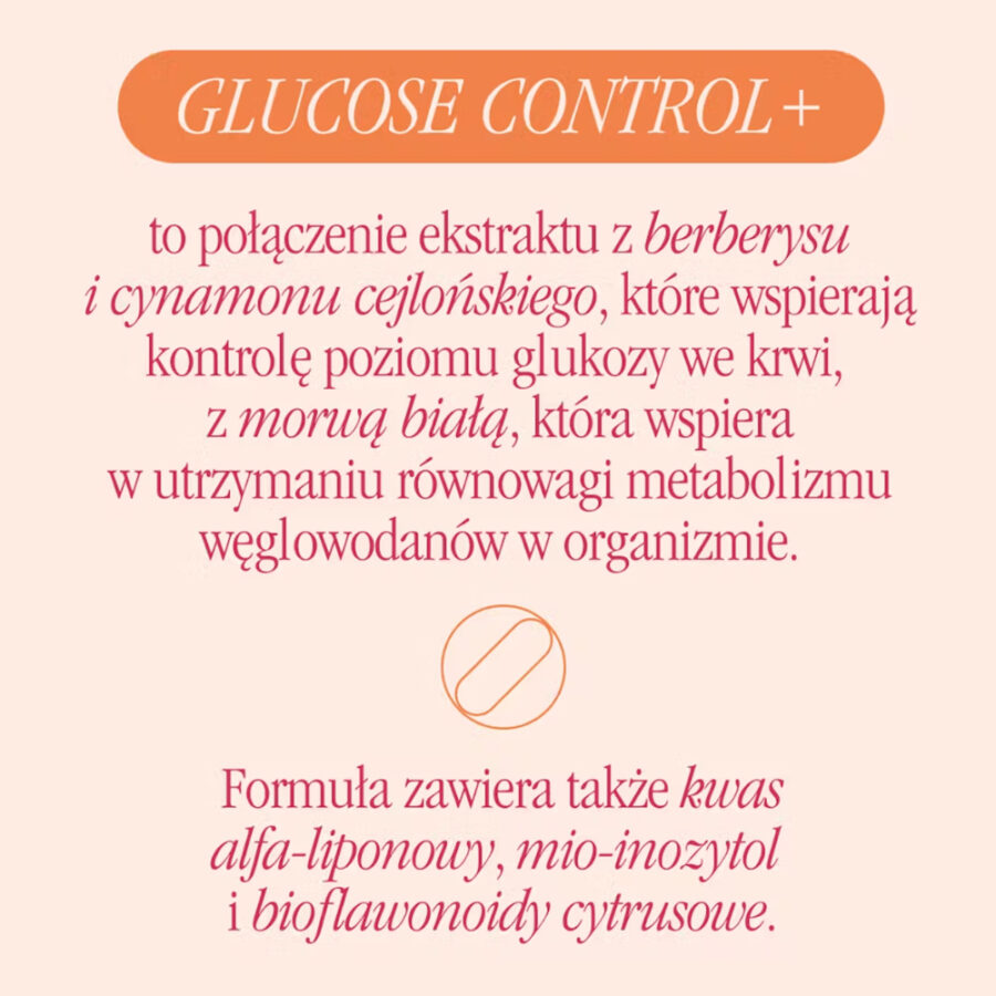 Glucose Control+ Health Labs Care - 90 kapsułek