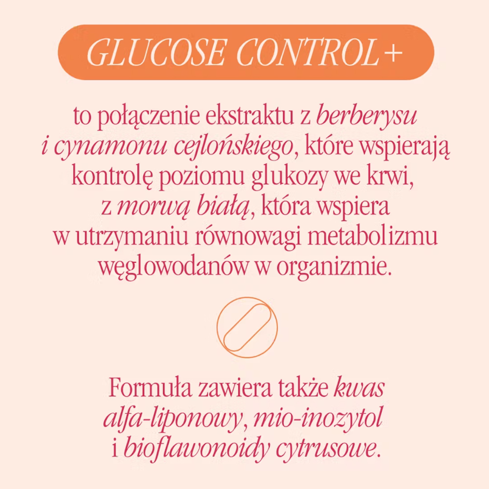 Glucose Control+ Health Labs Care - 90 kapsułek