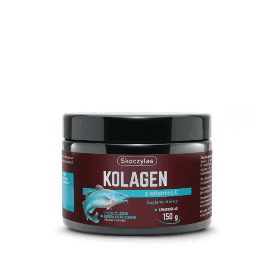 Kolagen z dorsza atlantyckiego z witaminą C - Skoczylas - 150 g