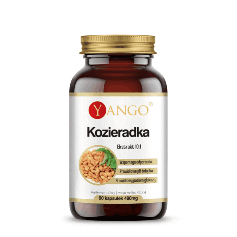 Kozieradka ekstrakt - Yango - 90 kapsułek