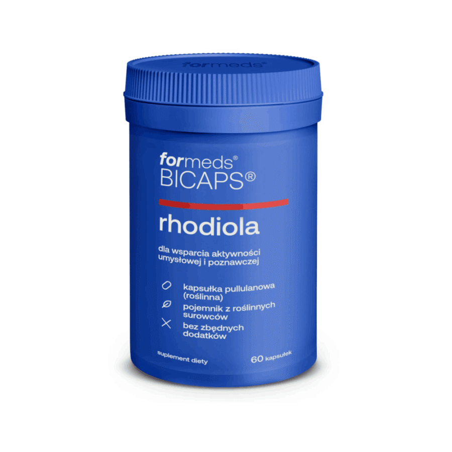 BICAPS RHODIOLA - Różeniec górski - ForMeds - 60 kapsułek