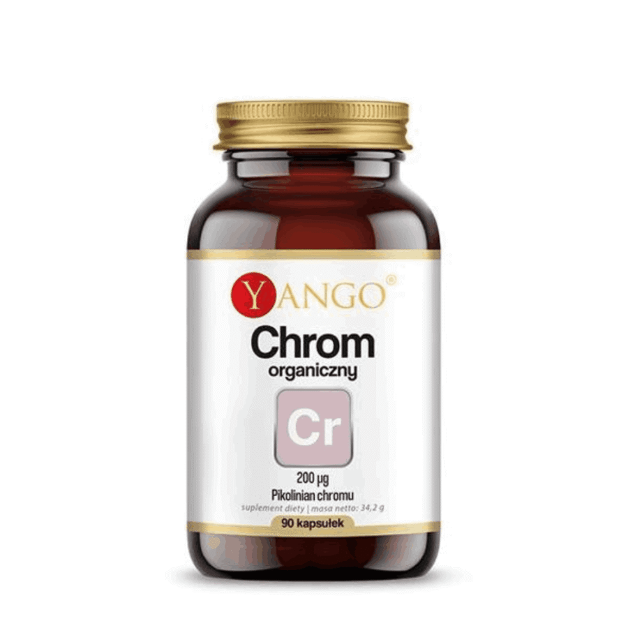 Chrom forma organiczna - Pikolinian chromu - Yango - 90 kapsułek