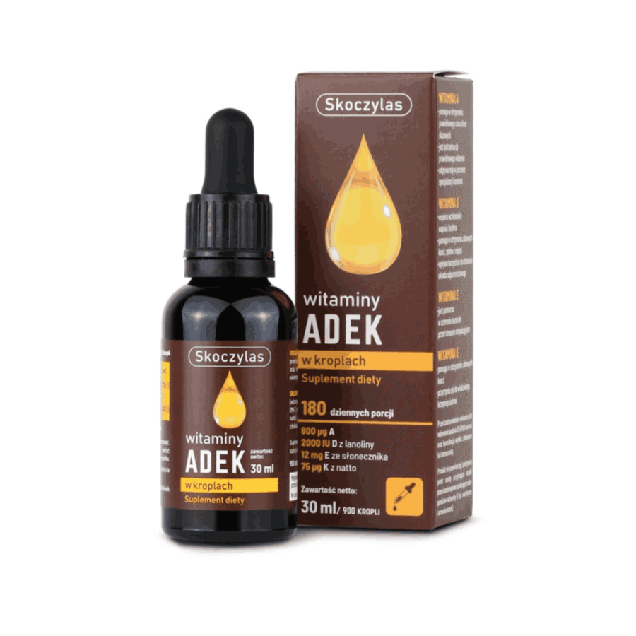 Witamina ADEK w kroplach - Skoczylas - 30 ml