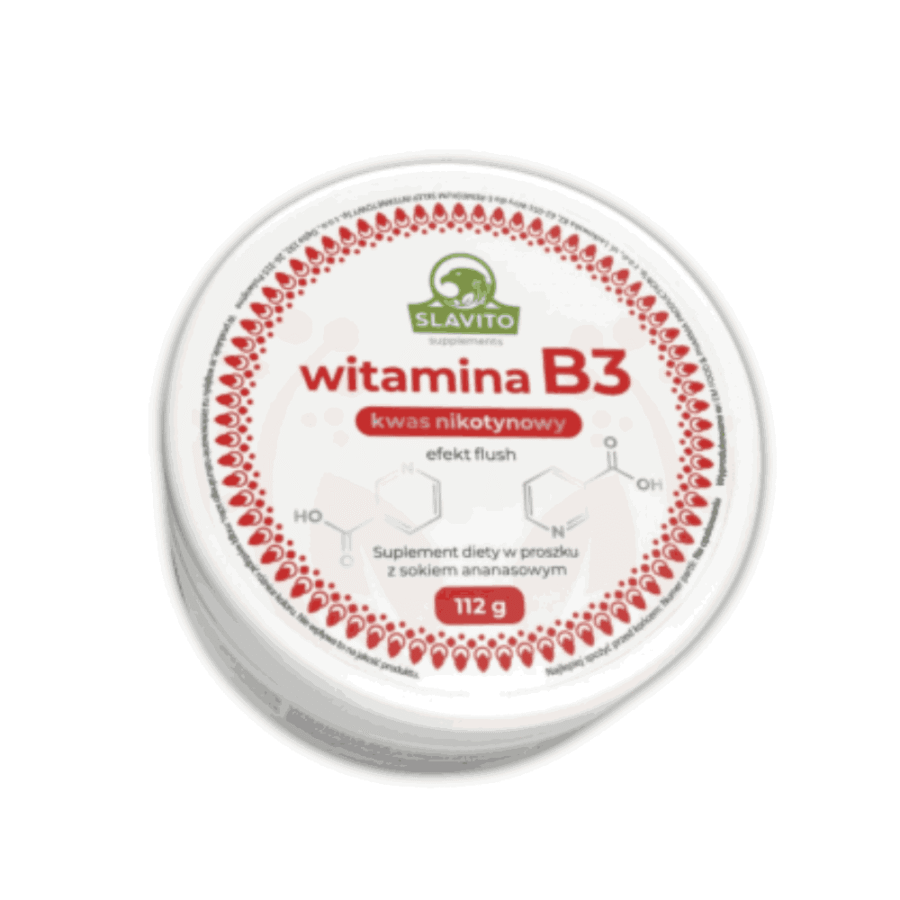 Witamina B3 - kwas nikotynowy - Slavito - 112 g