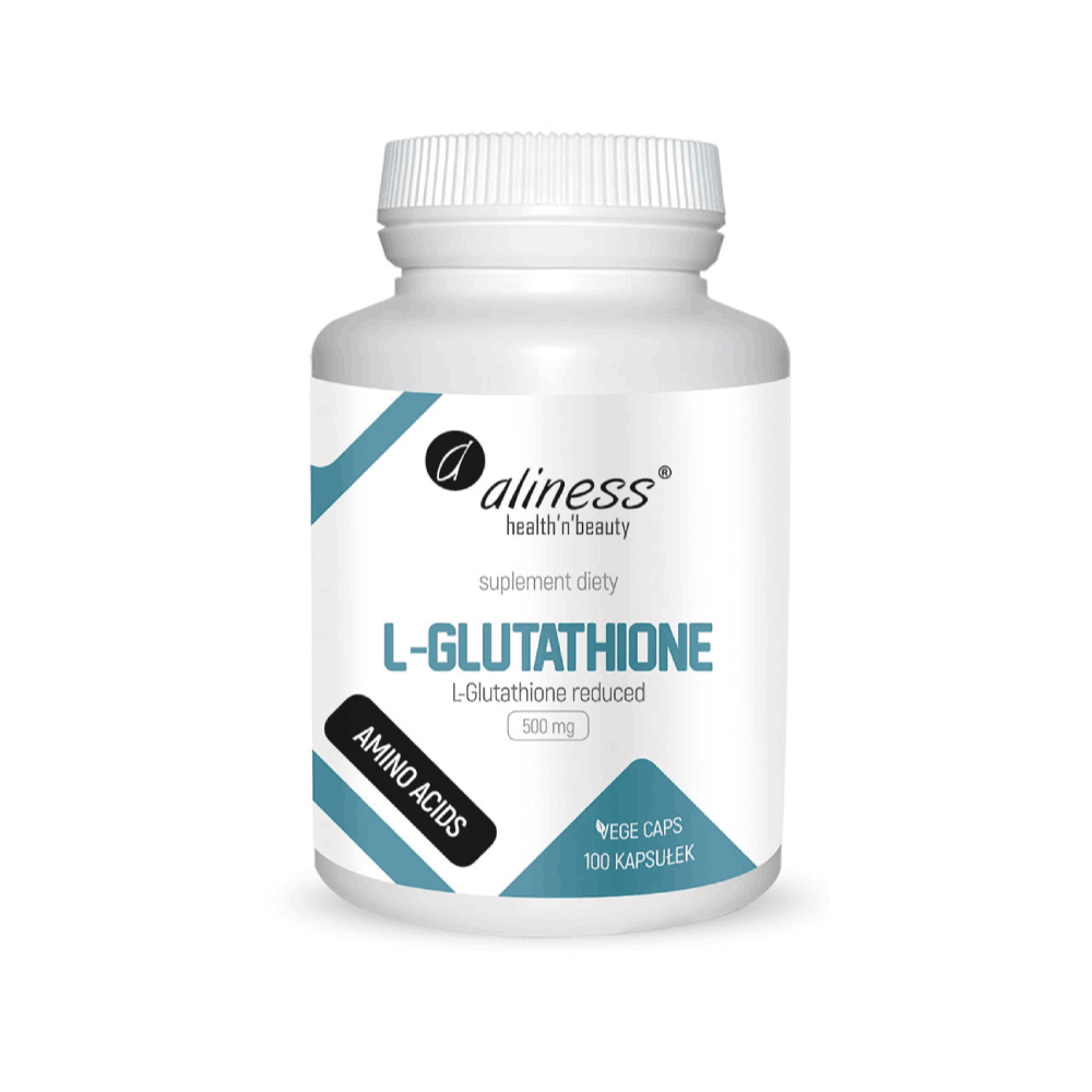 L-Glutathione reduced 500 mg -Aliness - 100 kapsułek