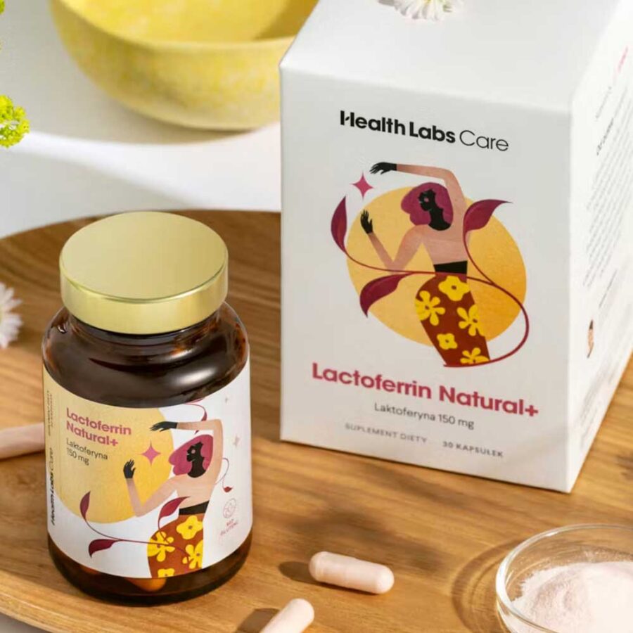 Lactoferrin Natural + Health Labs Care - 30 kapsułek