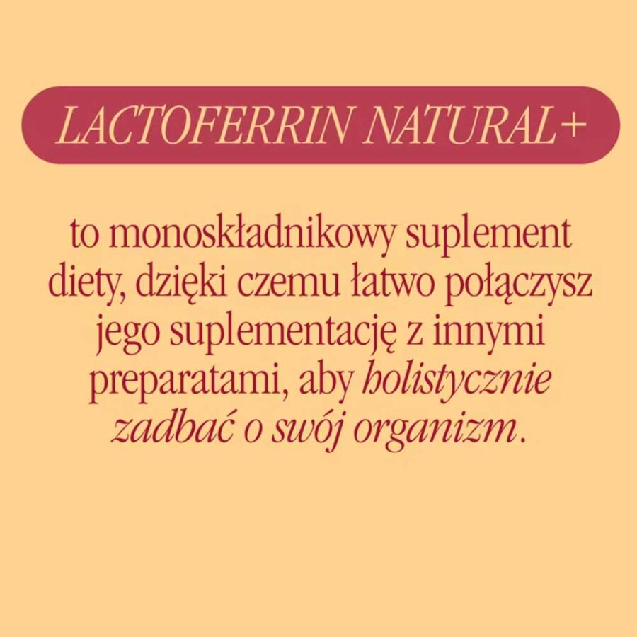 Lactoferrin Natural + Health Labs Care - 30 kapsułek