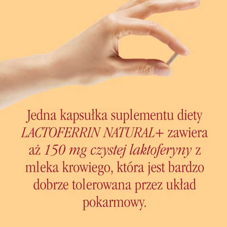 Lactoferrin Natural + Health Labs Care - 30 kapsułek