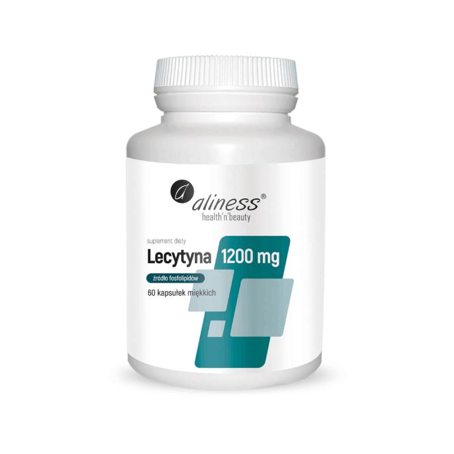 Lecytyna 1200 mg - Aliness - 60 kapsułek