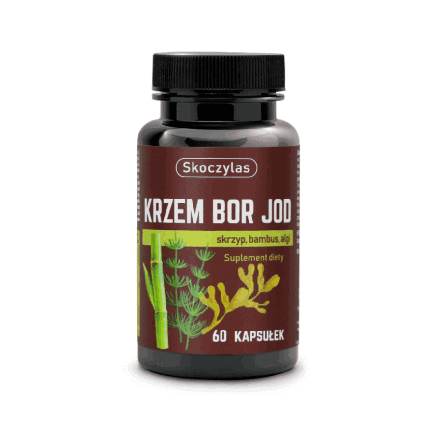 Krzem Bor Jod Skoczylas - 60 kapsułek
