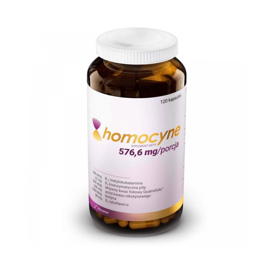 Homocyne - metabolizm homocysteiny - Hauster - 120 kapsułek