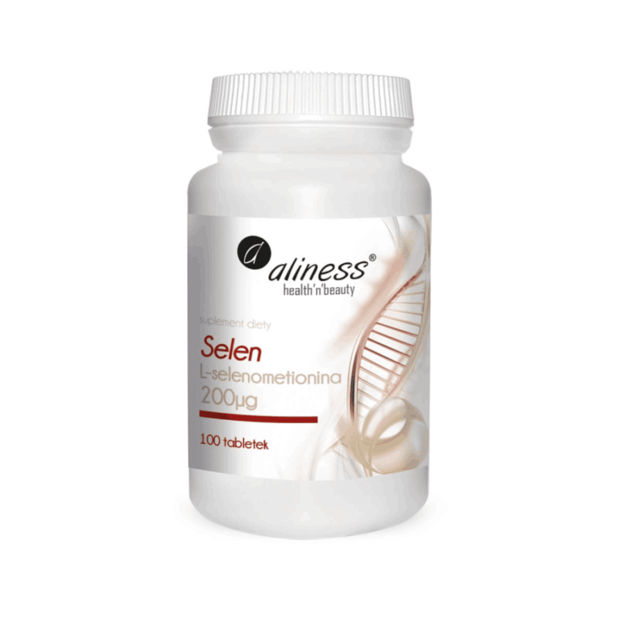 Selen Select® L-selenometionina 200µg - Aliness - 100 tabletek