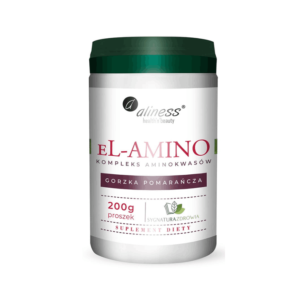 eL-AMINO Kompleks aminokwasów - proszek - Aliness - 200 g