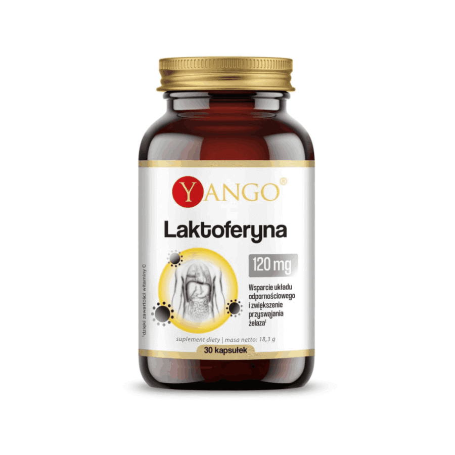 Laktoferyna LFS 90% - Yango - 30 kapsułek