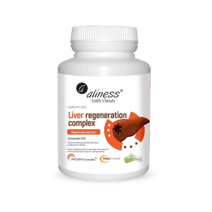 Liver Regeneration Complex - regeneracja wątroby - Aliness - 90 kapsułek