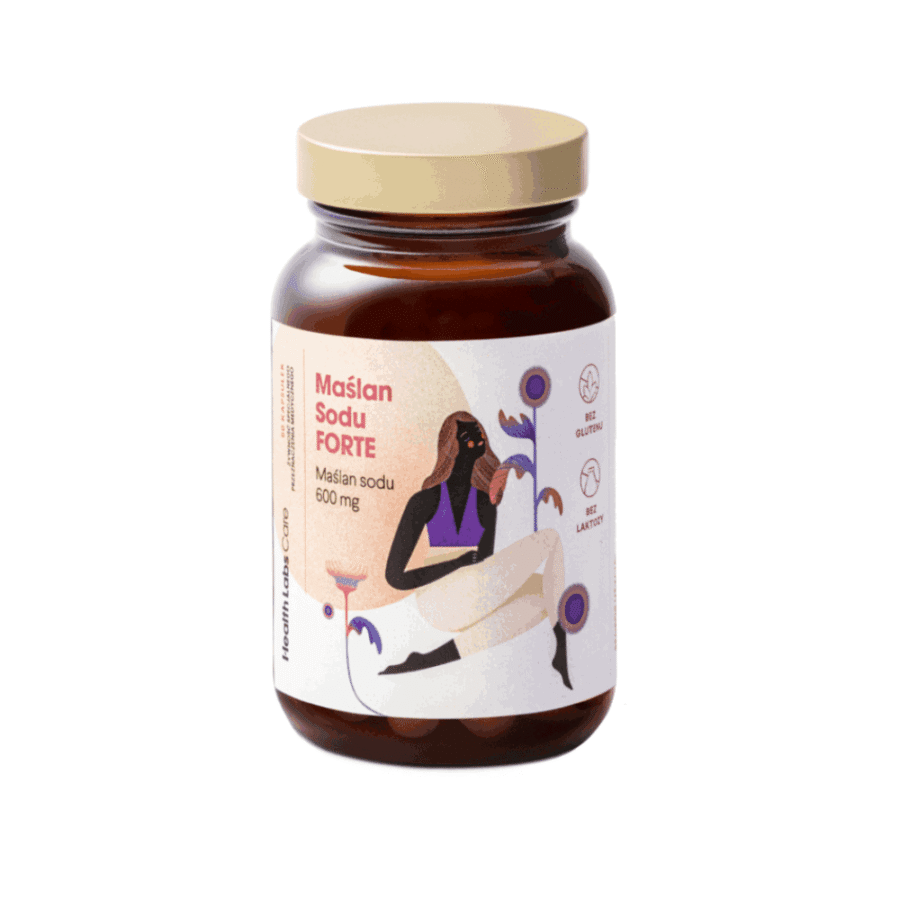 Maślan Sodu FORTE - Health Labs Care - 60 kapsułek