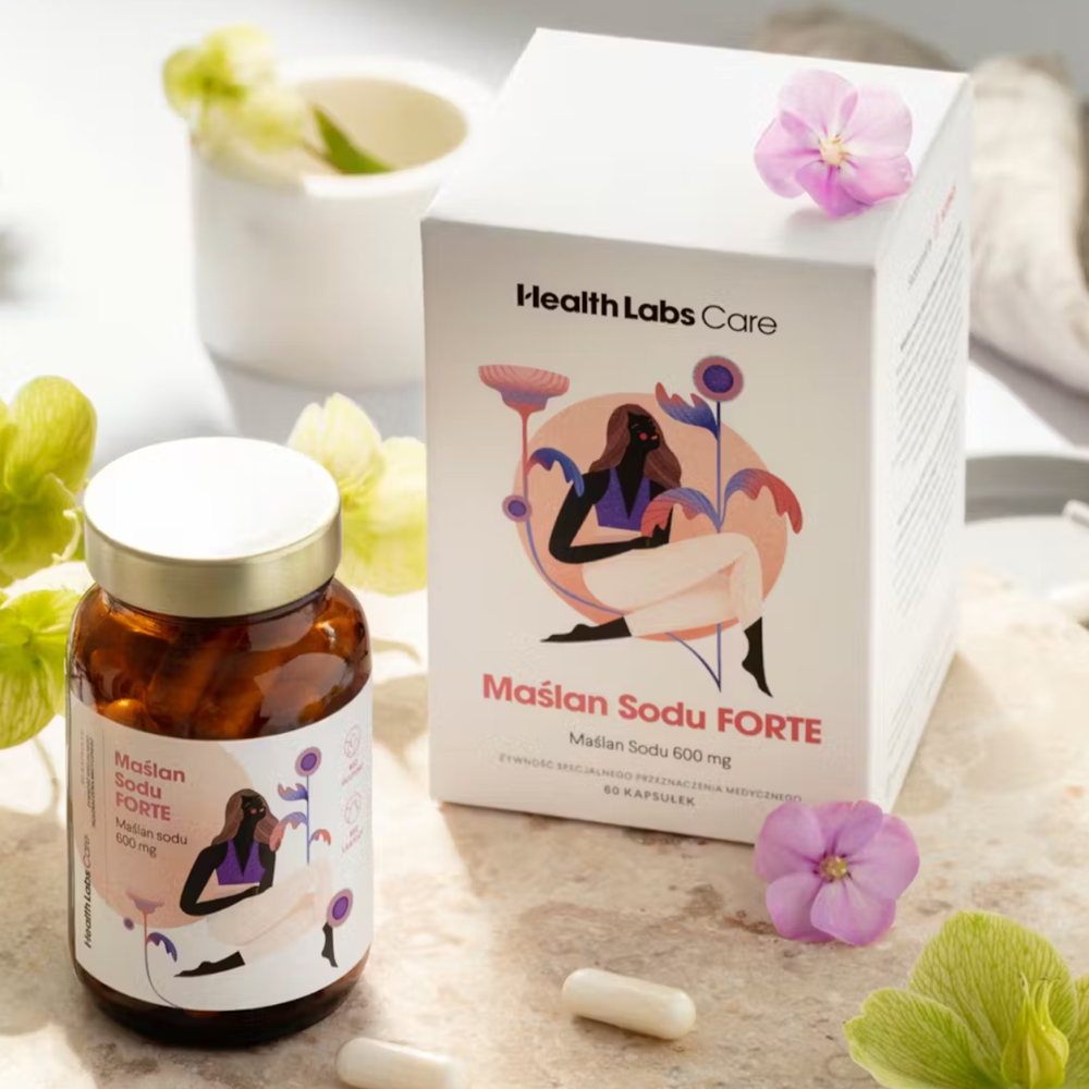 Maślan Sodu FORTE - Health Labs Care - 60 kapsułek