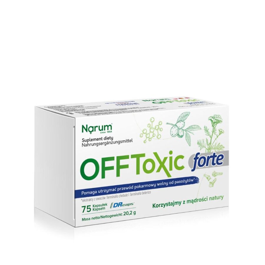 Narum OFFtoxic Forte - 75 kapsułek