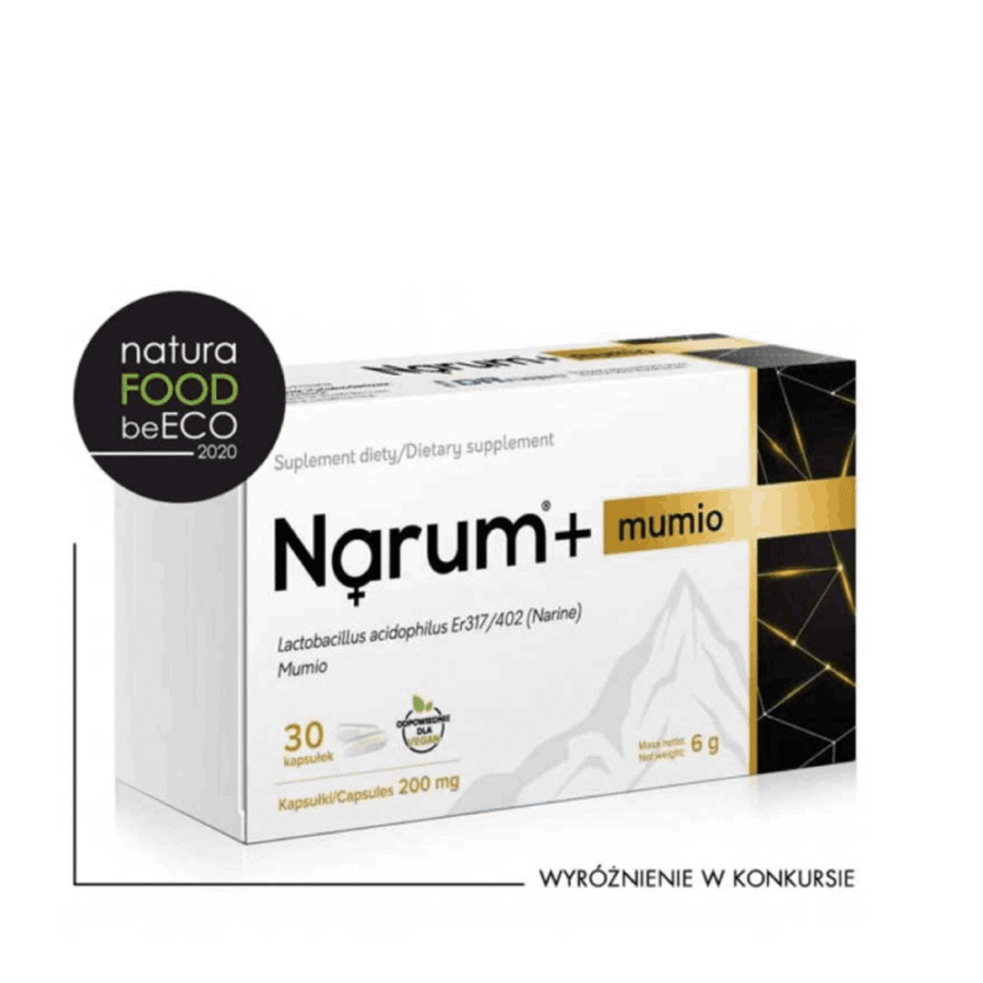 Narum + Mumio - PRAWIDŁOWY METABOLIZM - 30 kapsułek