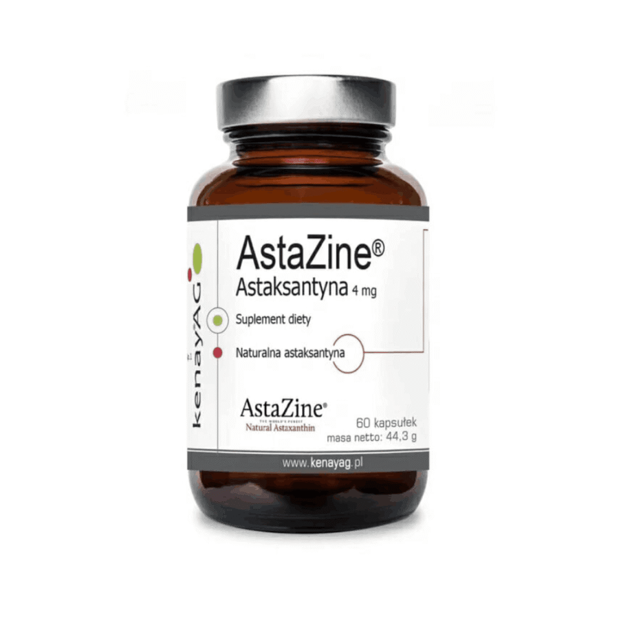 AstaZine - Astaksantyna 4 mg - Kenay - 60 kapsułek