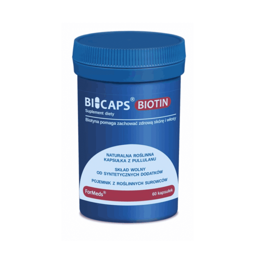 BICAPS BIOTIN - ForMeds - 60 kapsułek