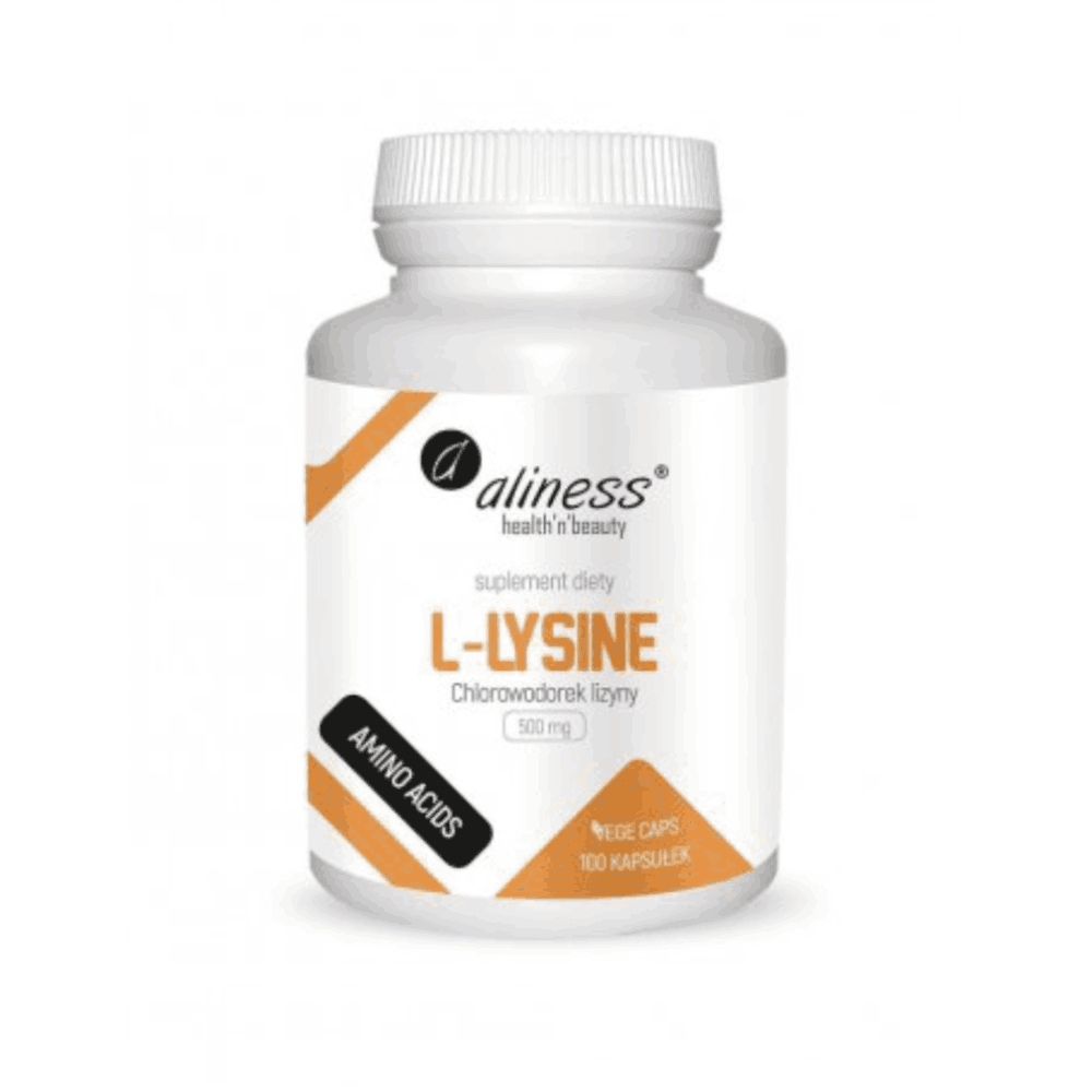 L-Lysine chlorowodorek 500 mg - Aliness - 100 kapsułek