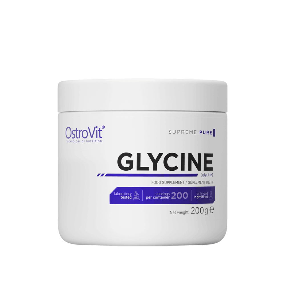 OstroVit Glicyna naturalny - aminokwasy w proszku - 200 g