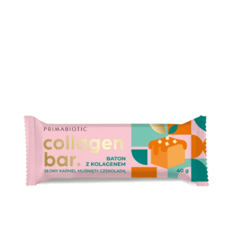 Collagen bar - Baton słony karmel z kolagenem - Primabiotic - 40g