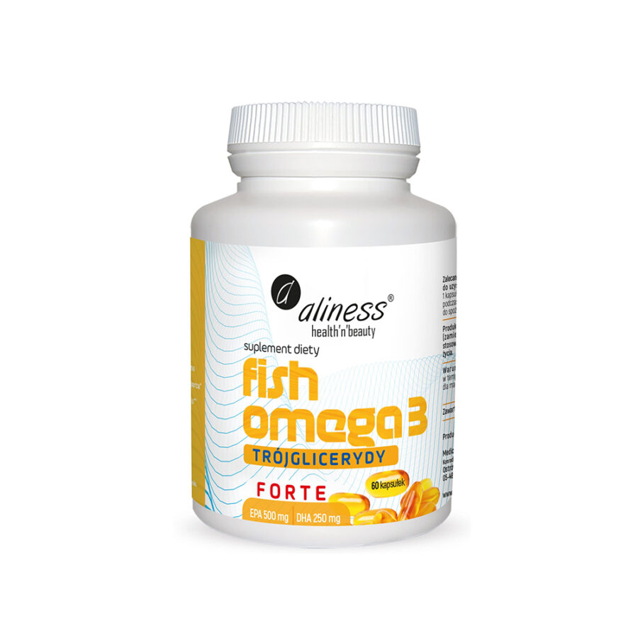Fish Omega 3 forte 500/250mg - Aliness - 60 kapsułek