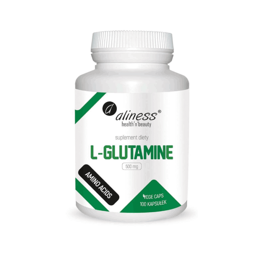 L-Glutamine 500 mg - Aliness - 100 kapsułek