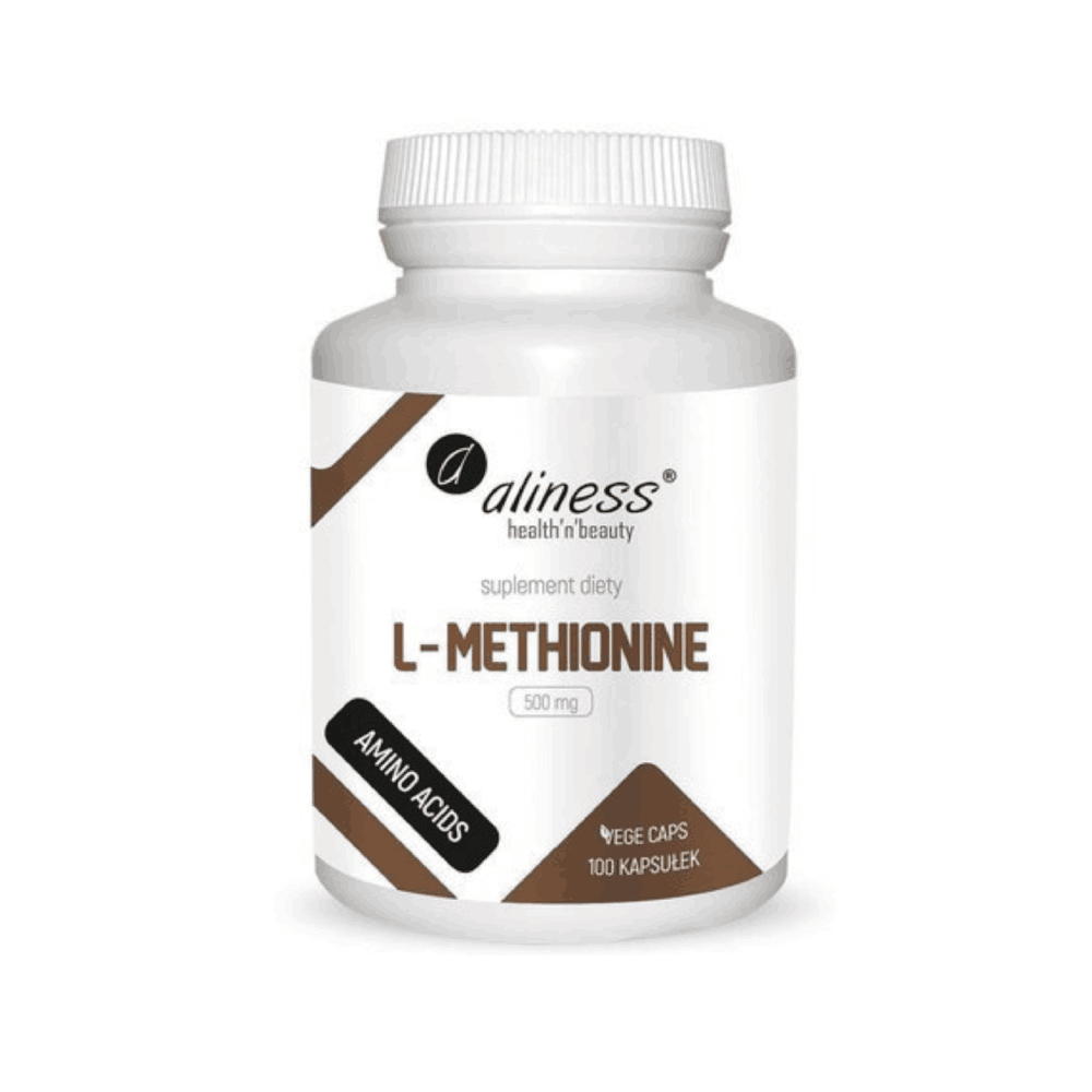 L-Methionine 500 mg - Aliness - 100 kapsułek