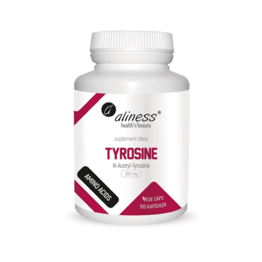 N-Acetyl-Tyrosine 500 mg- Aliness - 100 kapsułek