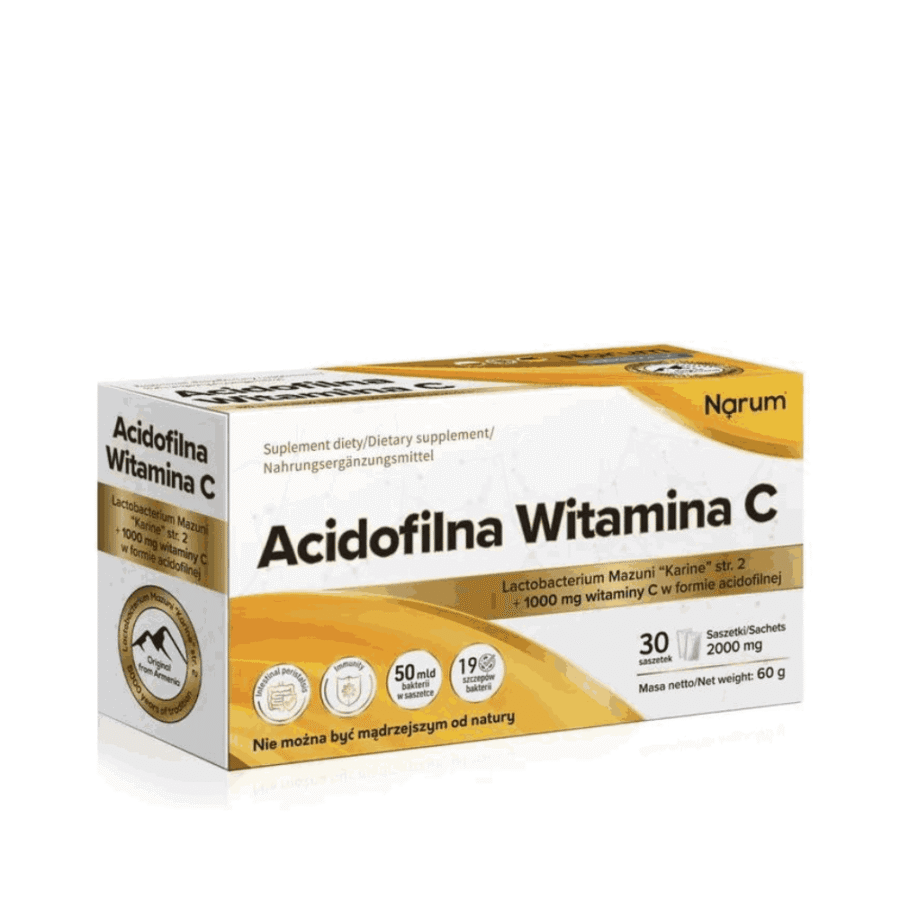 Acidofilna witamina C - Narum - 30 saszetek