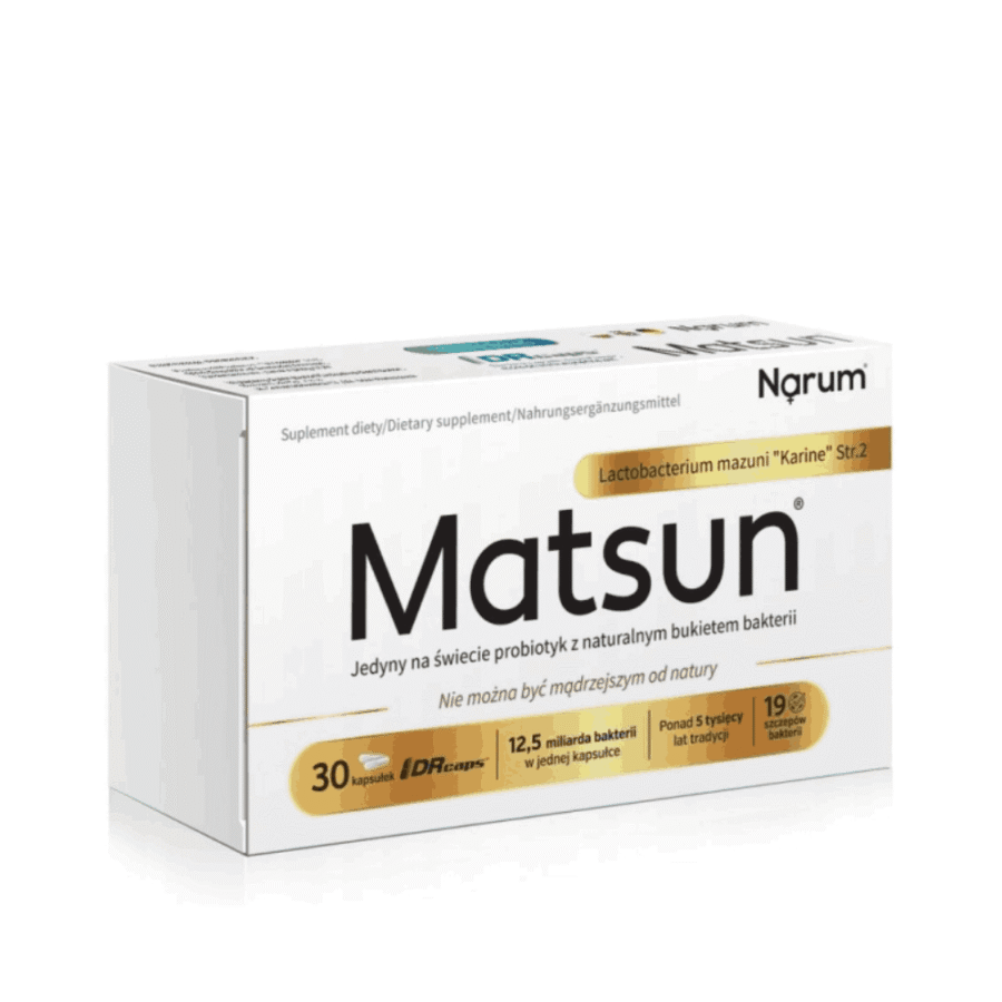 Matsun Lactobacterium mazuni Karine - Narum - 30 kapsułek