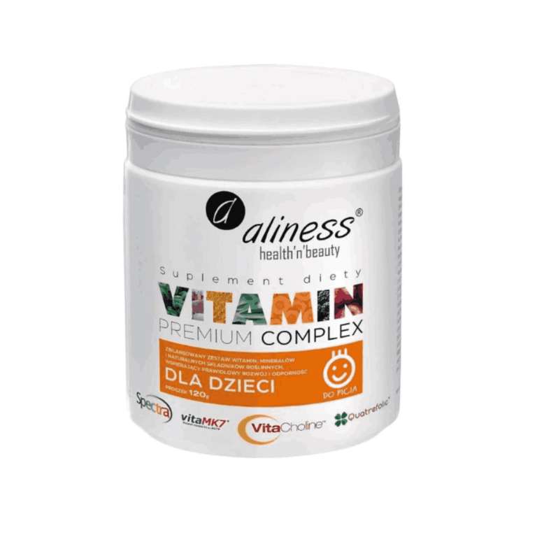 Premium Vitamin Complex dla dzieci - Aliness - proszek 120 g