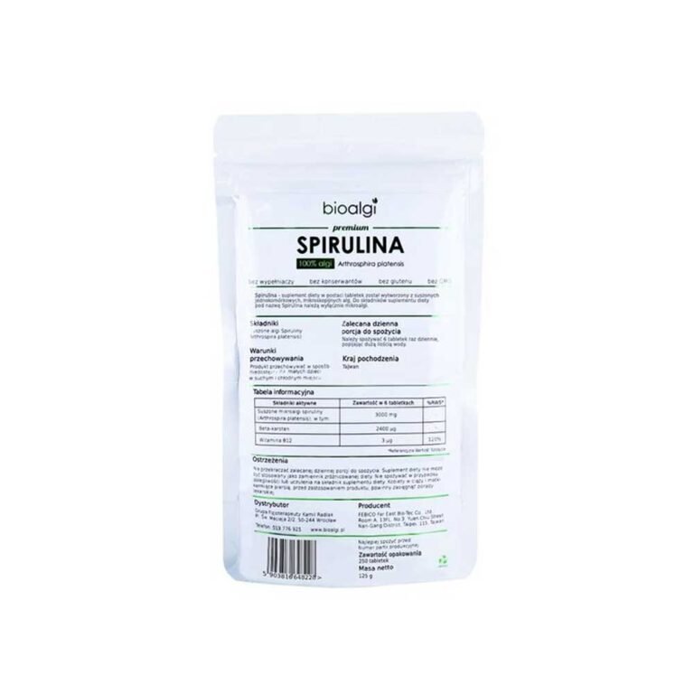 Spirulina - Bioalgi - 250 tabletek