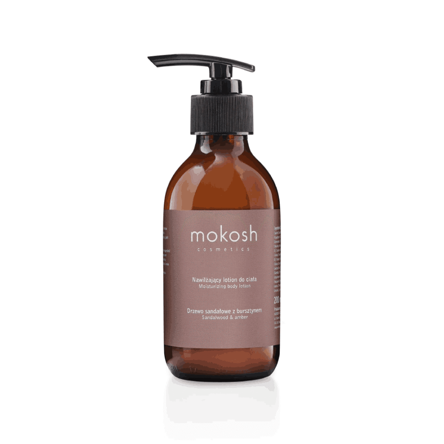 Nawilżający lotion do ciała Drzewo sandałowe z bursztynem - Mokosh - 200 ml
