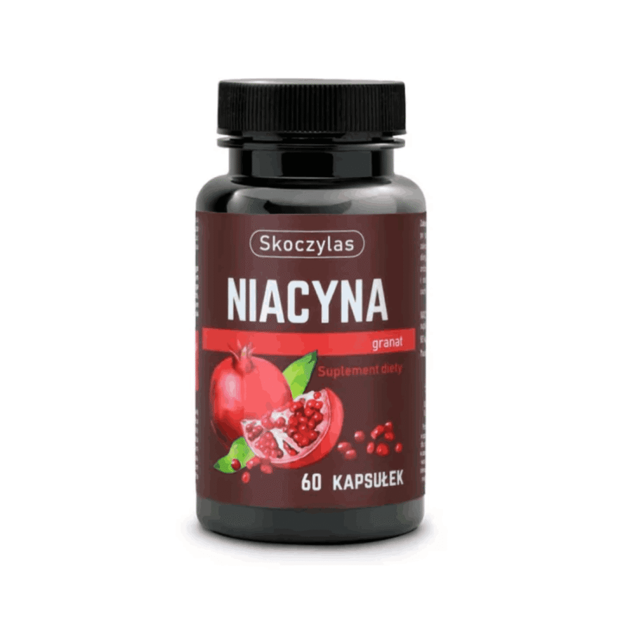 Niacyna z granatem - Skoczylas - 60 kapsułek