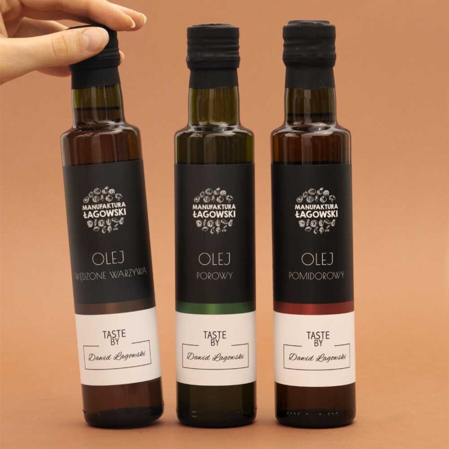 Zestaw prezentowy - Oleje Manufaktura Łagowski - 3x250 ml