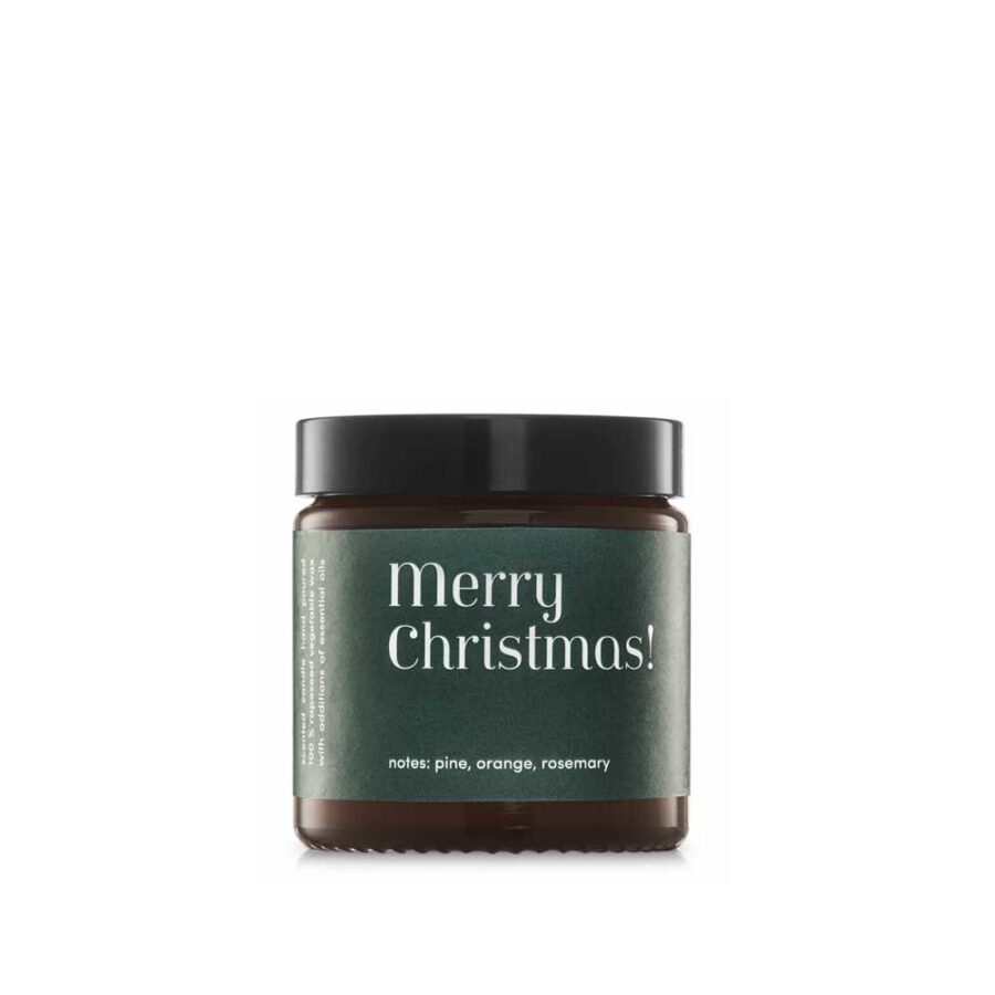 Świeca zapachowa Merry Christmas sosna i rozmaryn - Mia Colonia - 120 g