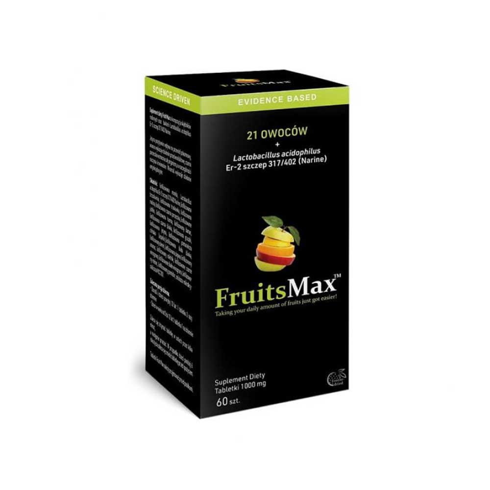 FruitsMax Kids 1000mg - Narum - 60 tabletek do ssania