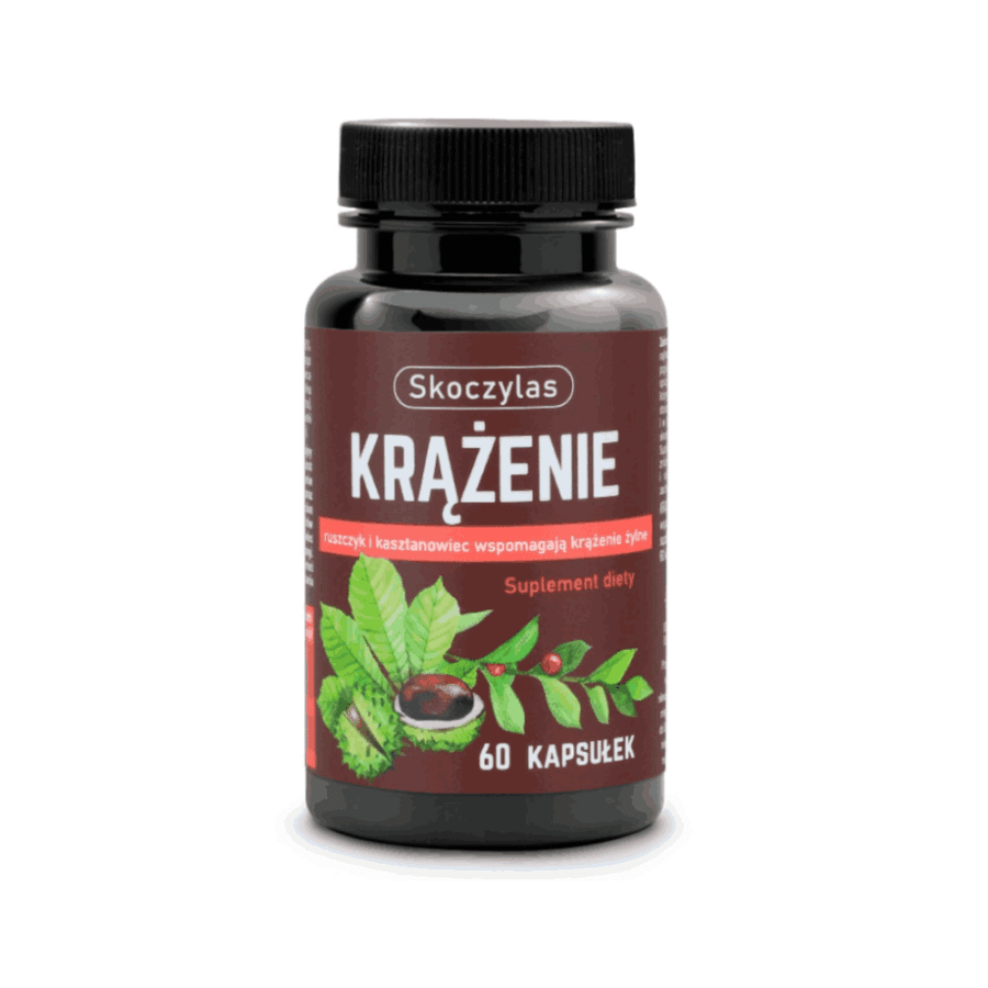 Krążenie Skoczylas - ruszczyk diosmina kasztanowiec - 60 kapsułek