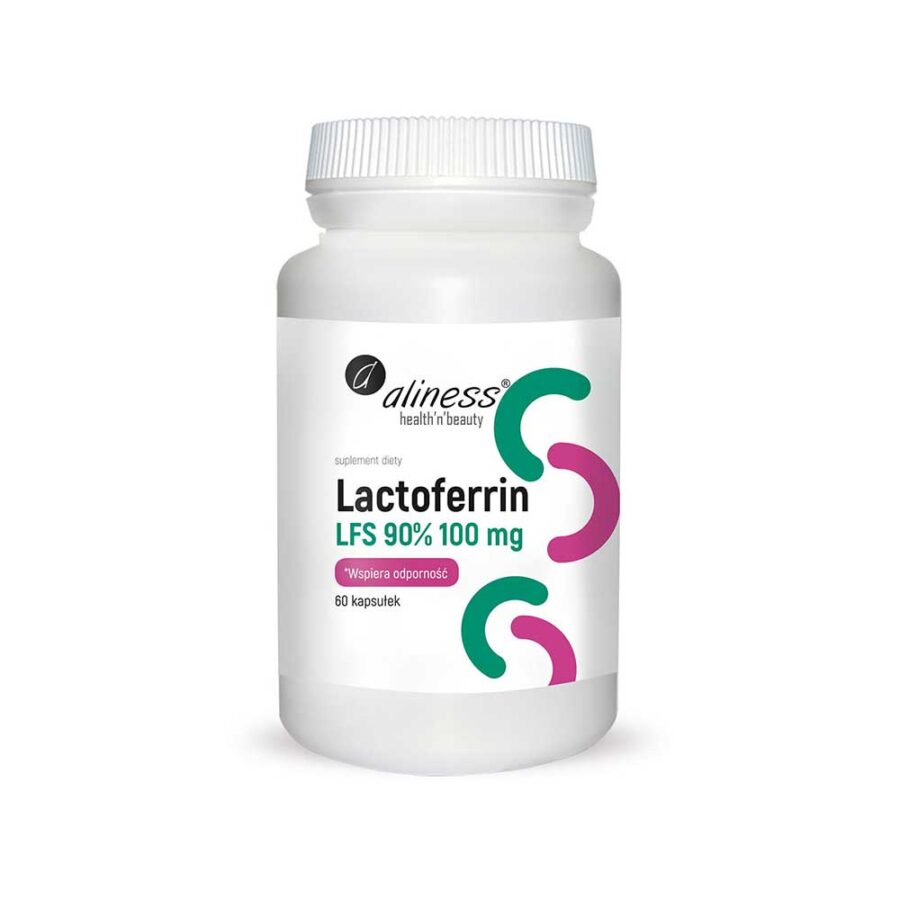 Lactoferrin LFS 95% 100 mg - Aliness - 60 kapsułek