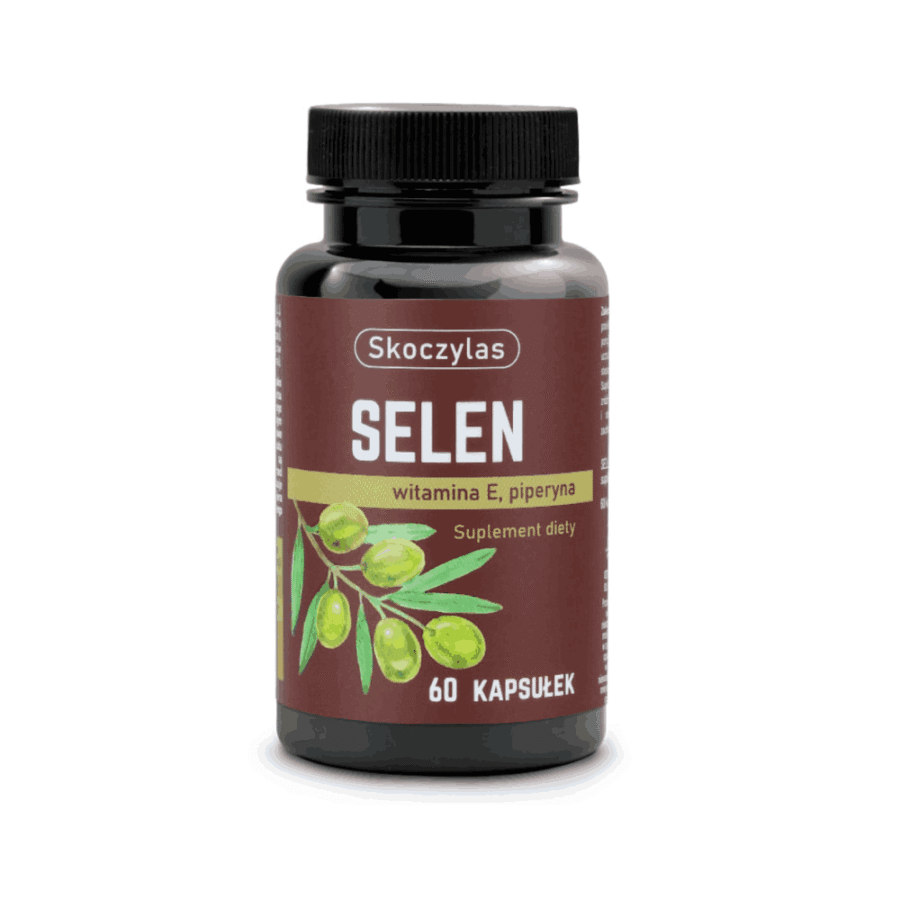 Selen - witamina E - piperyna - Skoczylas - 60 kapsułek